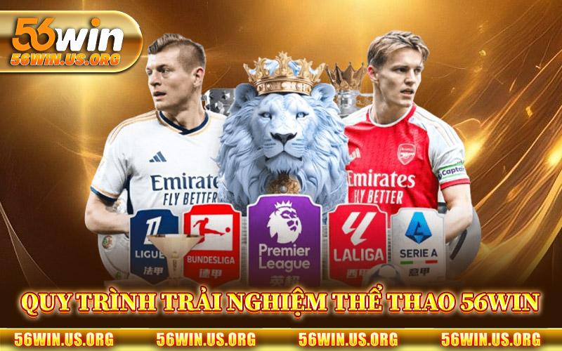 Thể Thao 56Win – Không Gian Cá Cược Gắn Liền Trận Cầu Lớn 2 Quy Trình Trải Nghiệm Thể Thao 56Win